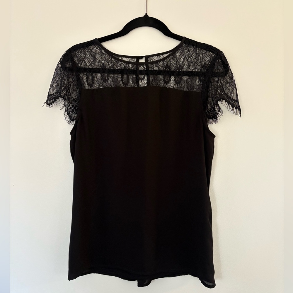 Brixon Ivy Black Lace Blouse Women’s Small